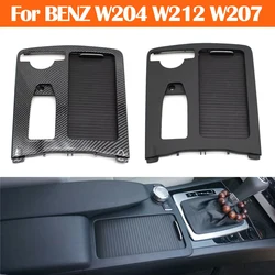 Car Drink Water Cup Holder Roller Shutter Outer Frame Cover For Mercedes Benz W204 C C180 C200 C220 E W207 W212 E260 E300