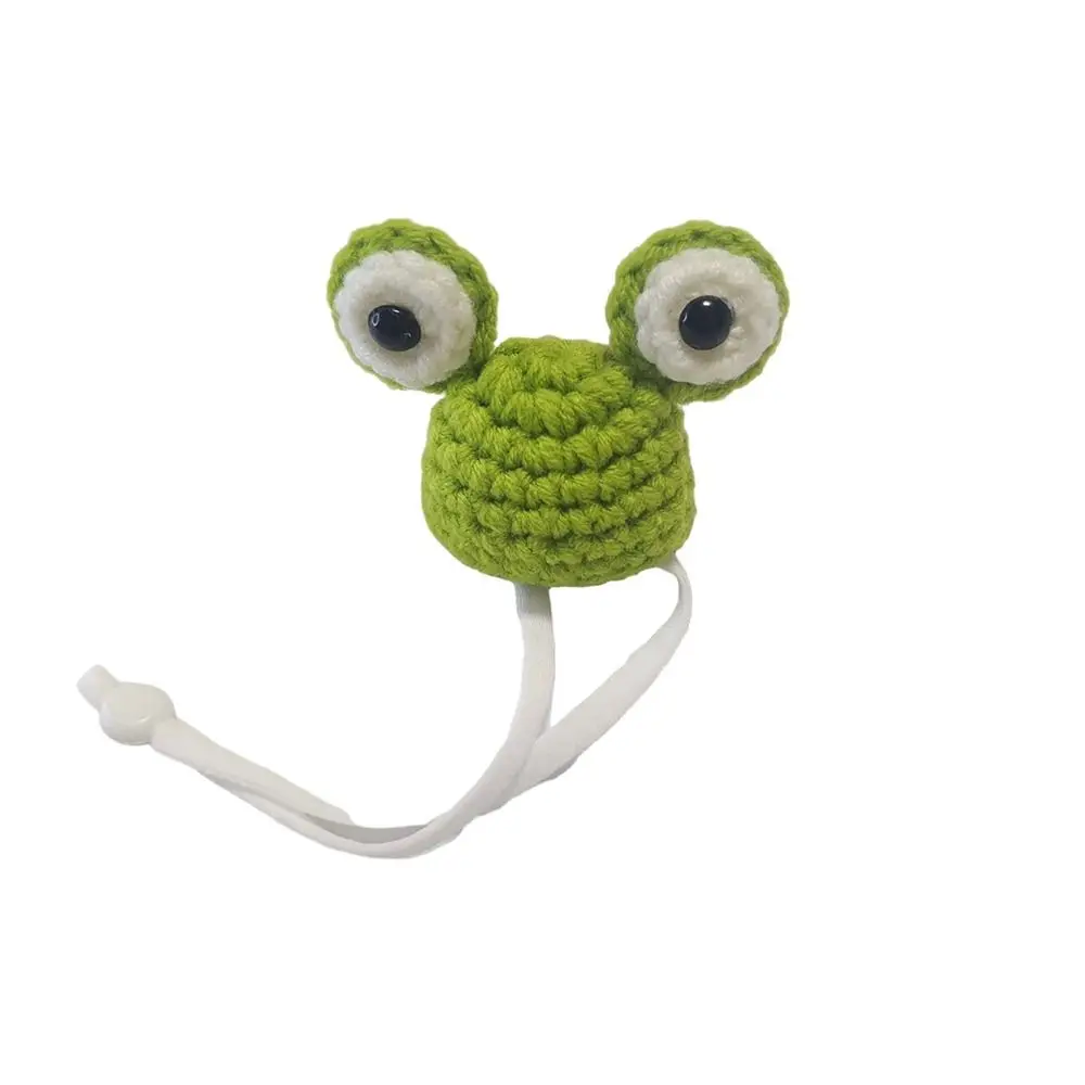 Clothes Costume Mini Hamster Hats with Adjustable Strap Party Clothes Accessories Knitted Guinea Pig Hats Hand Knitted Hat