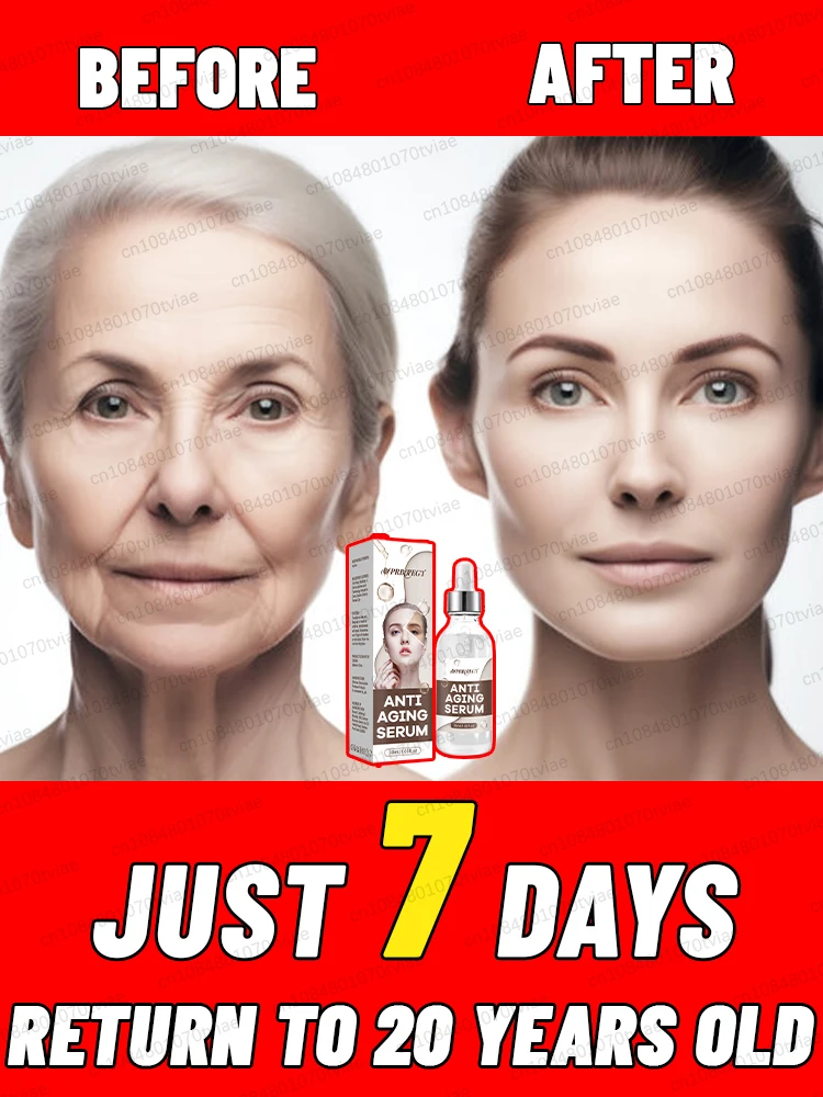 Instant wrinkle removal facial essence anti-aging lifting and firming lightens fine lines improves dull skin moisturizing