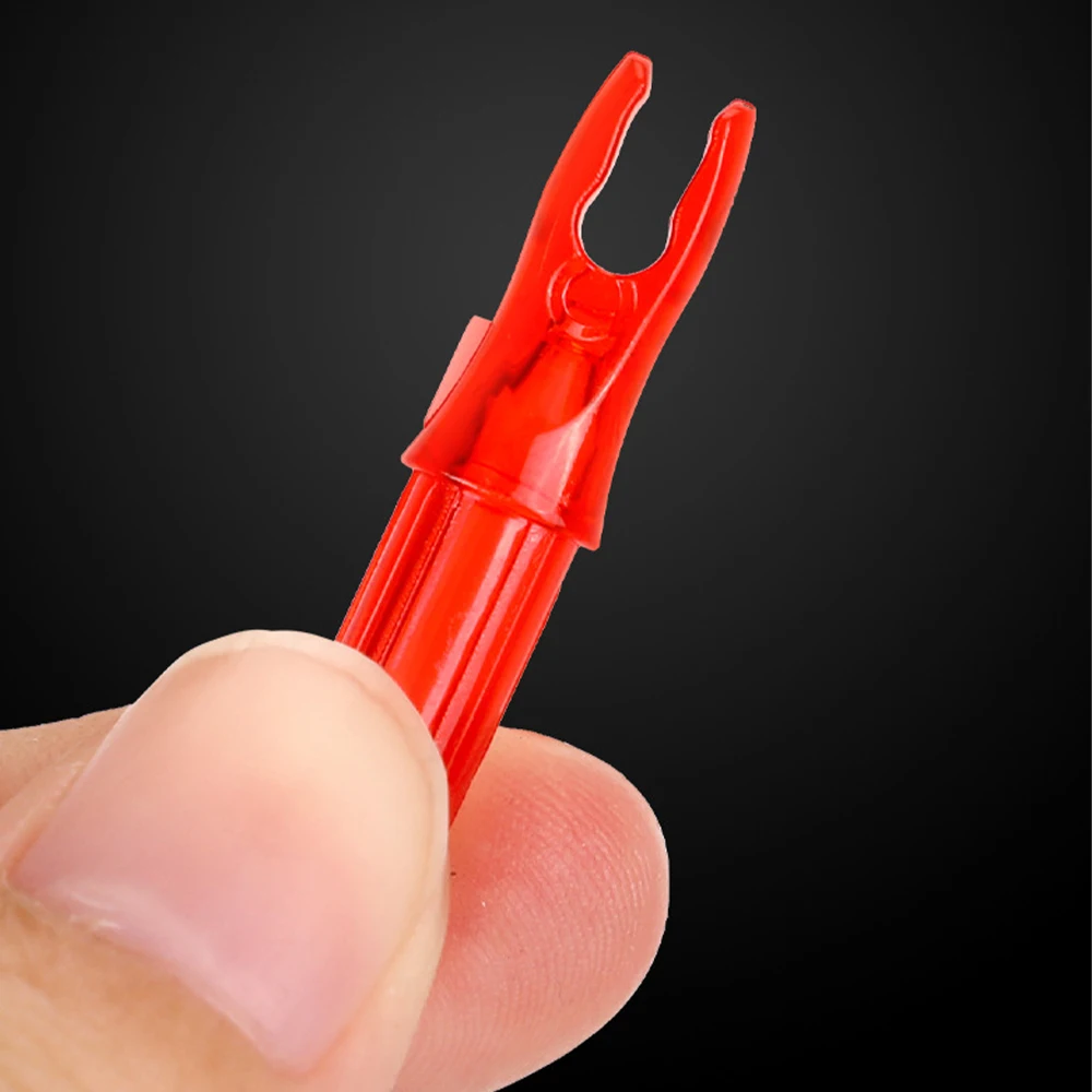 60 قطعة Nocks إدراج ID6.2mm السهم رمح ذيول نصائح البلاستيك الرماية قوس الصيد الكربون السهم رمح DIY التبعي #4