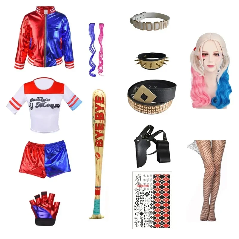 Yeni 2026 Anime Suicide Quinn  - Anime Harley Quinn Cosplay incelemesi ve fiyatı