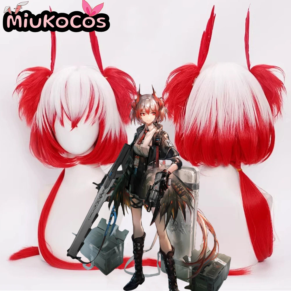 

В НАЛИЧИИ: Парик для косплея Fiammettaa, MiukoCosplay, по игре Arknights