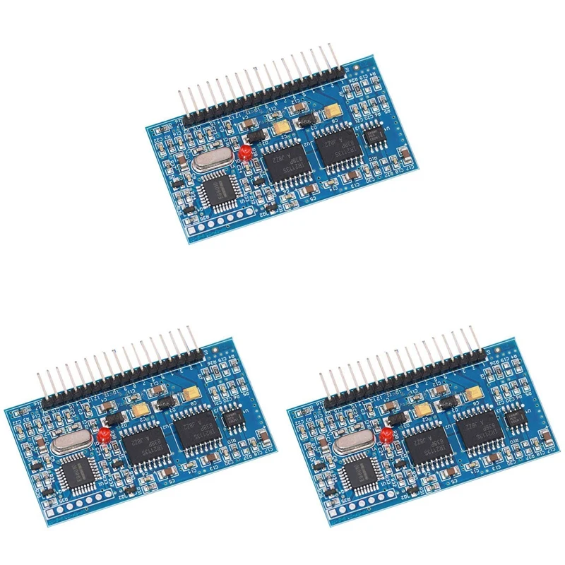 3X 5V DC-AC Inverter Gelombang Sinus Murni Papan Driver SPWM EGS002 12Mhz Osilator Kristal EG8010 + Modul Berkendara IR2113