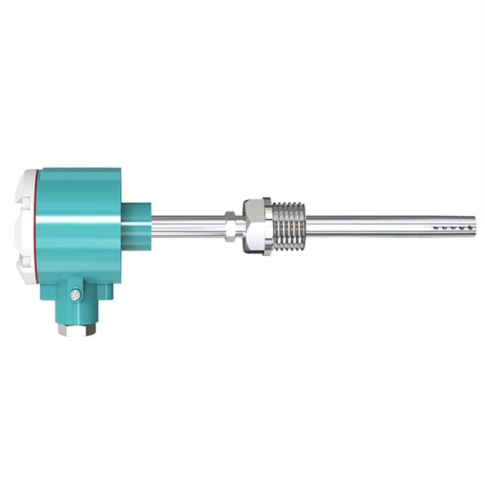 Stainless Steel Pipe Temperature Sensor Metal Thermohygrometer High-Precision Industrial-Grade Humidity Transmitter