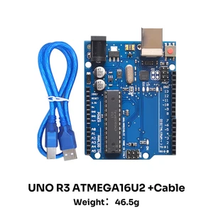 Tấm phát triển Uno R3, Atmega16u2, UNO + WiFi, Mega328p Chip, CH340G cho Arduino, Wamos ESP8266, Cán bộ 12 Bán hàng chính Atmega Arduino - 1
