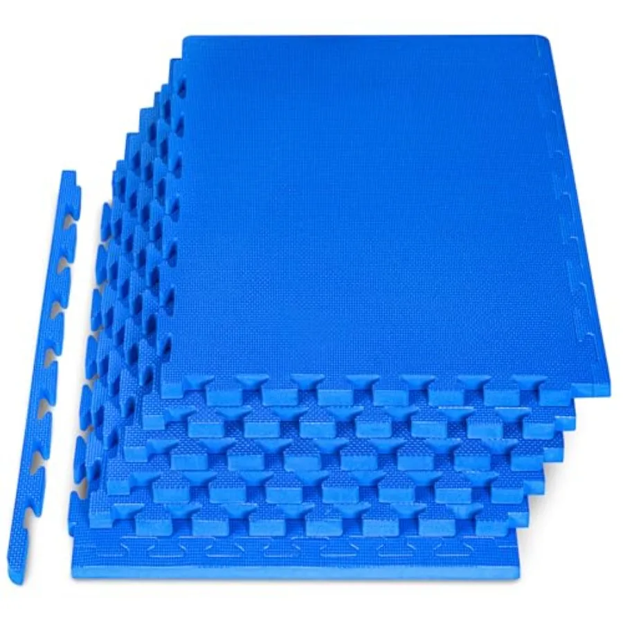 

Weaved Pattern Extra Thick Exercise Puzzle Mat 1-inch, EVA Foam Interlocking Tiles for Protective, Cushioned Flooring for Home