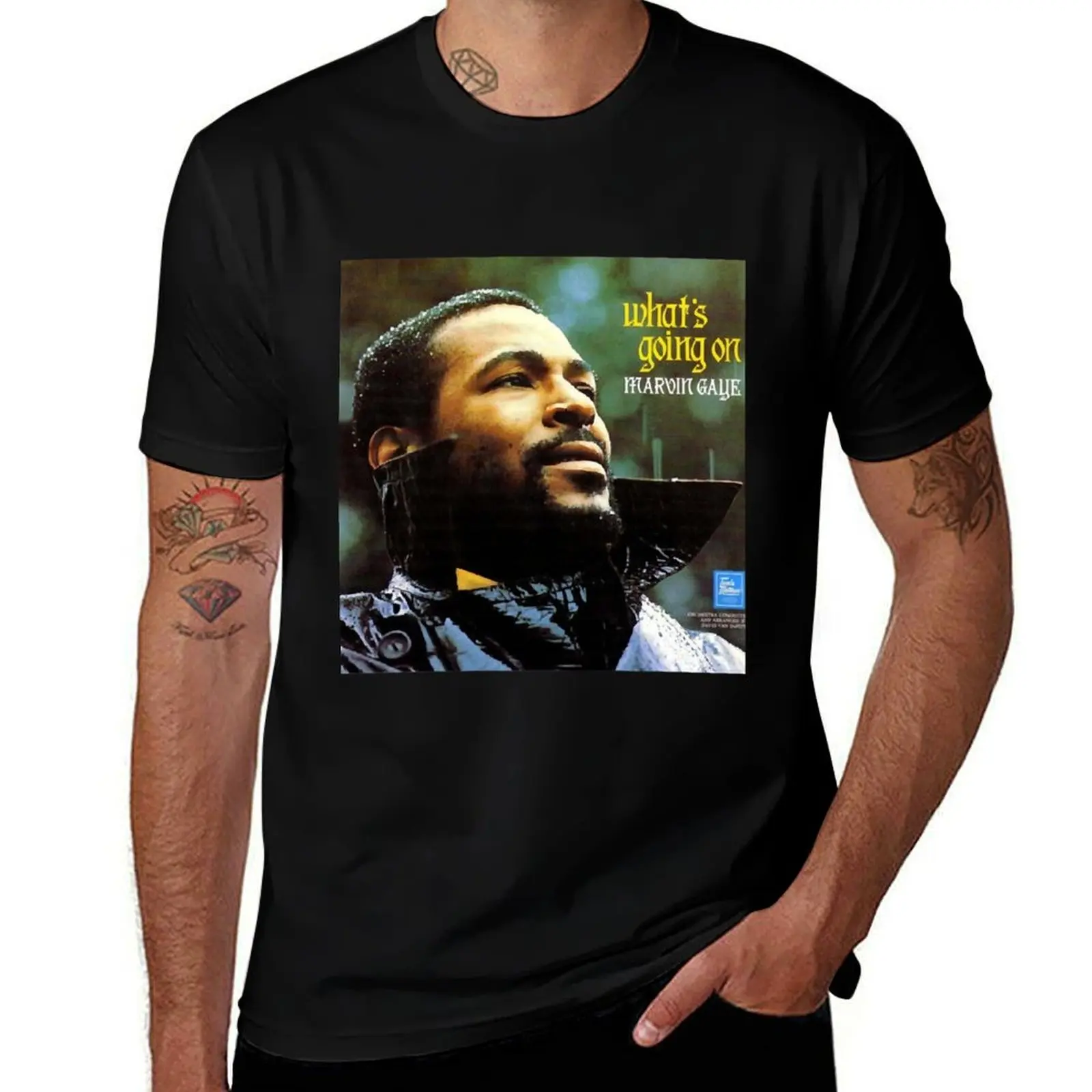 What's Going On Classic T-Shirt Casual Soft Cotton Short Sleeve Tee T-Shirt