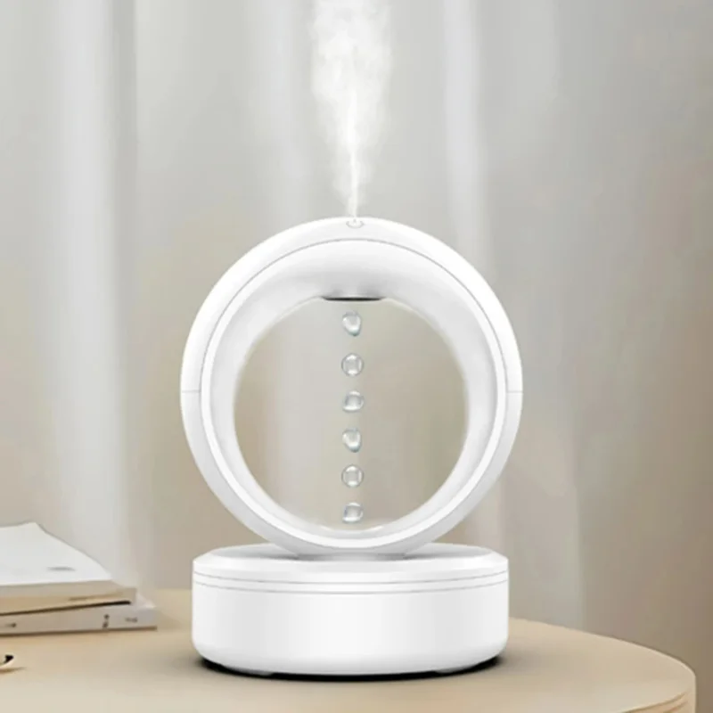 

Air Humidifier 680ml Aromatherapy Diffuser Bedside Lamp Night Light Anti-Gravity Humidifiers Air Purifier Humidifier