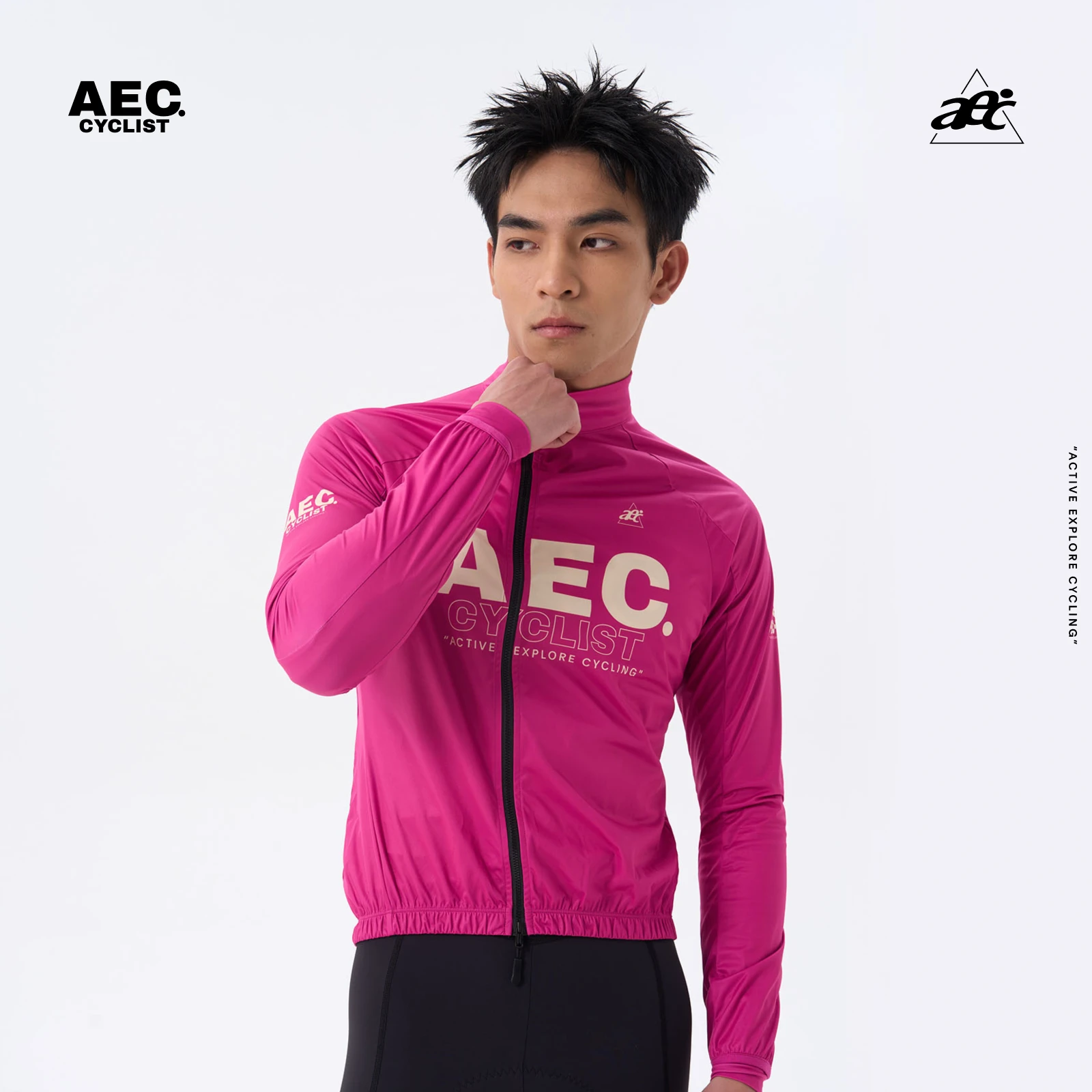 

AEC Windbreaker Cycling Jacket Autumn Men's Long Sleeve Bike Coats XuanQi Series Cold Resistant Thermal Bicycle Clothes