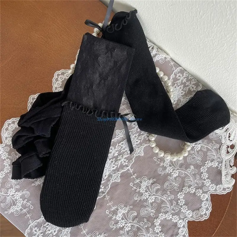 K9FF الفتيات الجوارب الدانتيل الجوارب فتاة صغيرة طماق جوارب طويلة الاطفال الأطفال السراويل بسط جوارب ربيع الخريف طماق