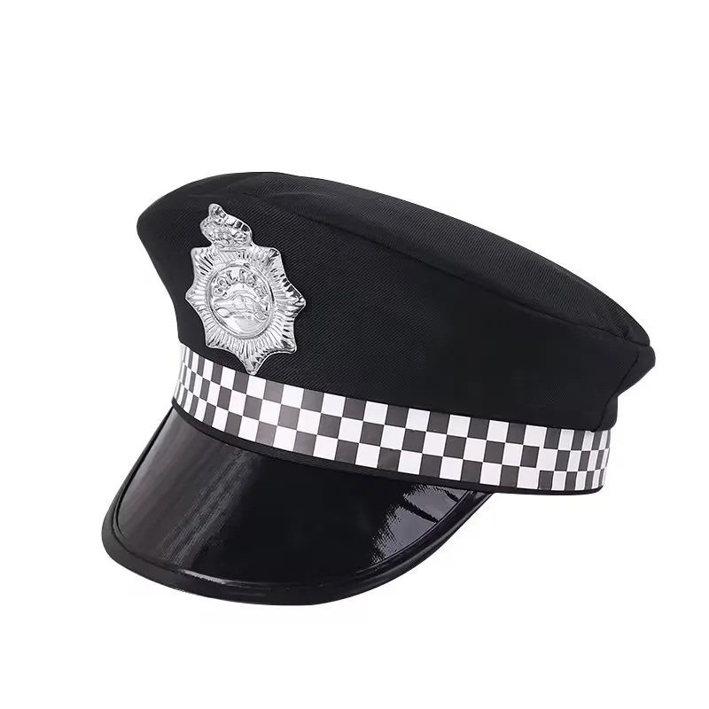 Party cop costume accessories A variety of uniform size police hats and handcuffs whistles simulation walkie-talkies