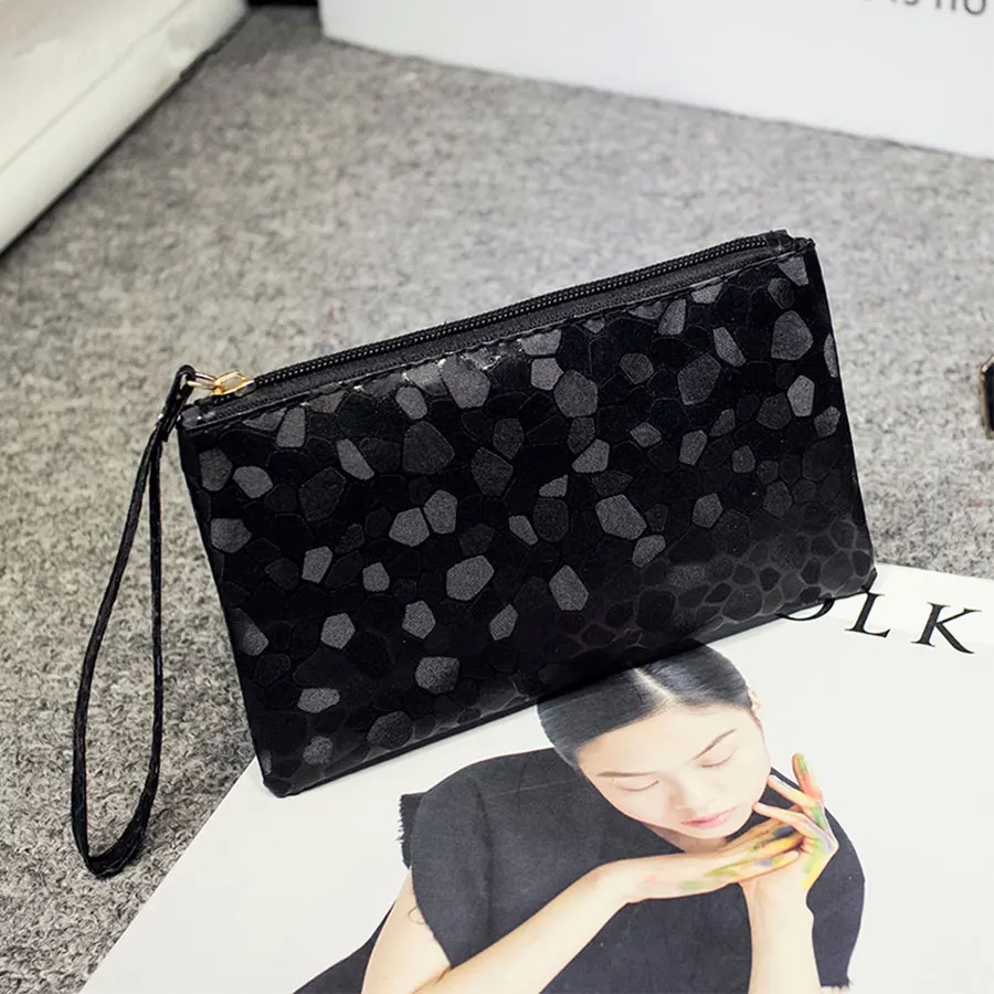 Shiny Stone Pattern Coin Purse Women Wallet Ladies Cosmetic Bag Fashion Travel Toiletry Storage Bag Makeup Bags Party Clutch Bag