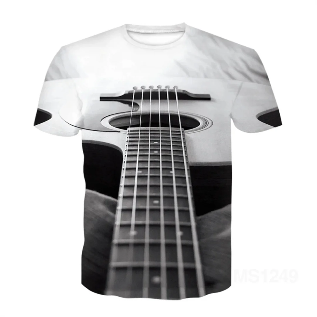 音楽ピアノグラフィック Tシャツ 3D 印刷スポーツレジャー速乾性通気性と快適な男性と女性の Y2K Tシャツ