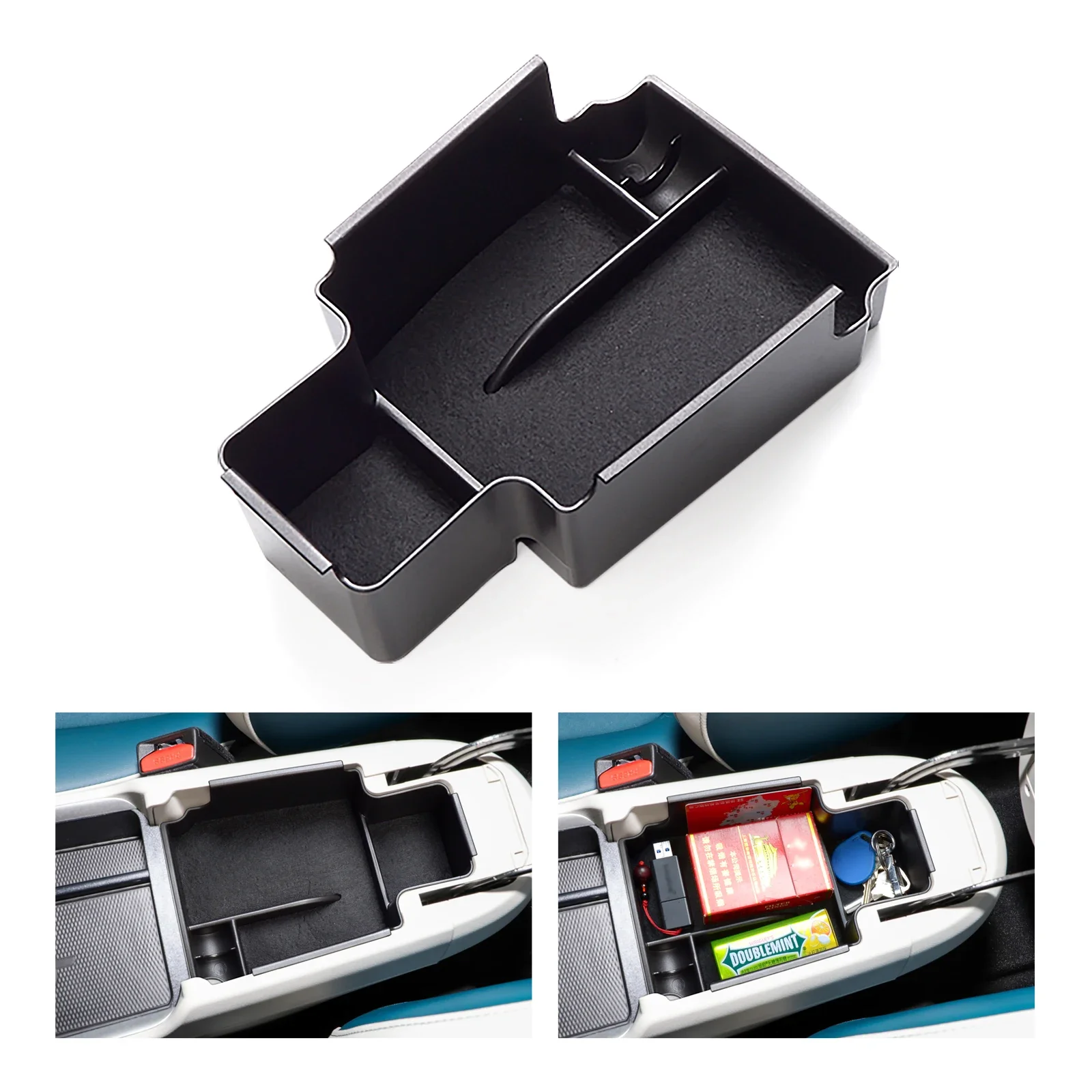 

for GWM ORA 03 Good Cat Funky Central Armrest Storage Box Ora Cat Car Center Console Tray Organizer Interior Tidying Accessories