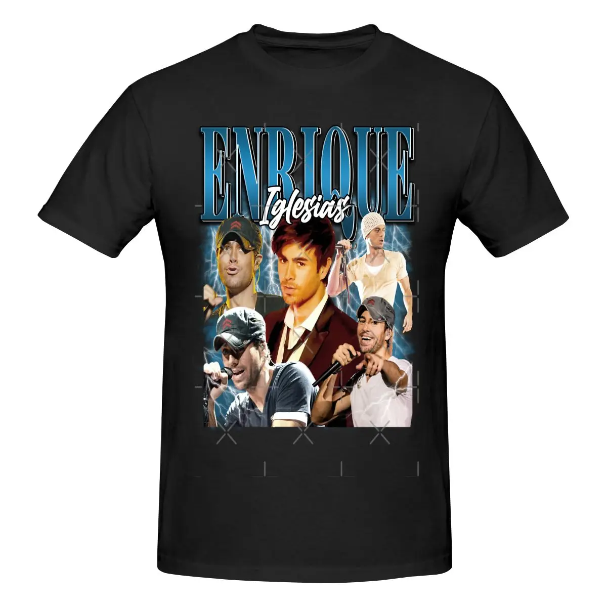 Забавная мужская футболка Enrique Iglesias Vintage — культовая мужская футболка в стиле латинского поп, топы с принтом, свободные и облегающие женские футболки