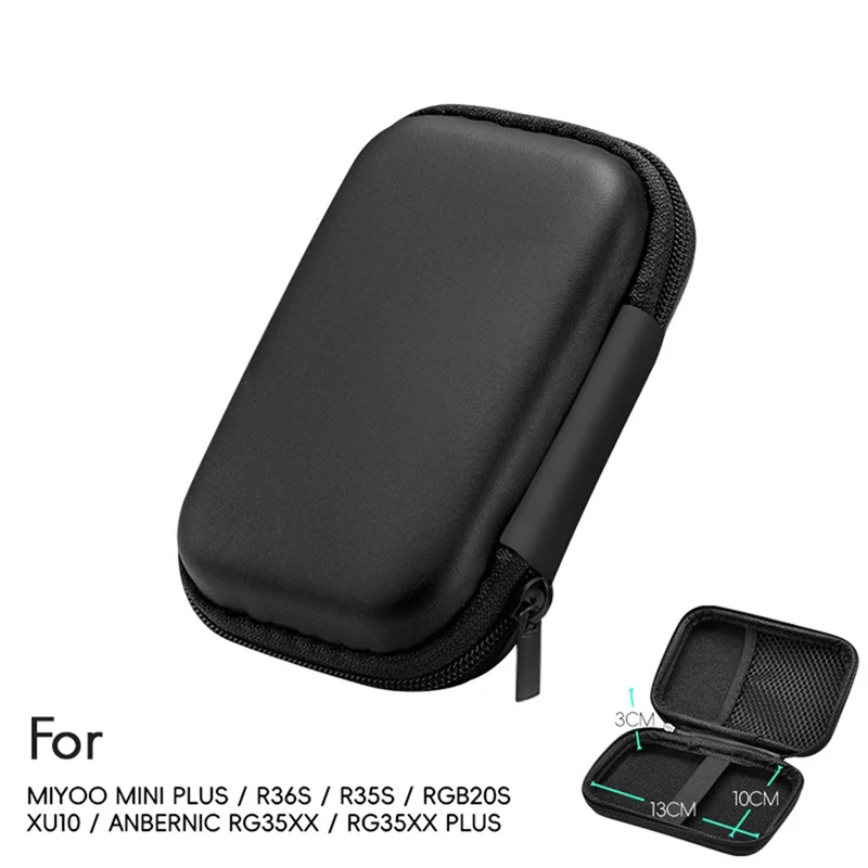 ハード EVA 収納袋 ANBERNIC RG35XX/RG35XX PLUS/MIYOO MINI PLUS/R36S/R35S/RGB20S/XU10 ポータブルケース A