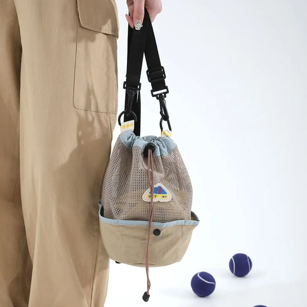 

Korean Style Drawstring Backpack amping Style Large Capacity Shoulder Bag Crossbody Bag Lightweight Light Soft Nylon Bag Girls