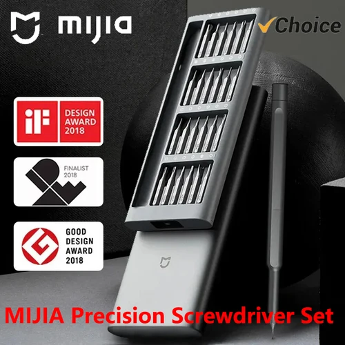 Imagen 1 del producto Juego de Destornilladores de Precisión MIJIA Original, Herramienta Multifuncional para el Hogar, Desmontaje y Mantenimiento, Absorción Magnética de Cruz