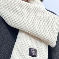 Winter Heating Scarf Temperature Scarf 3 Gears Adjustable Outdoor USB Neck Warmer Charging Heat Control Neck Scarf for Women Men