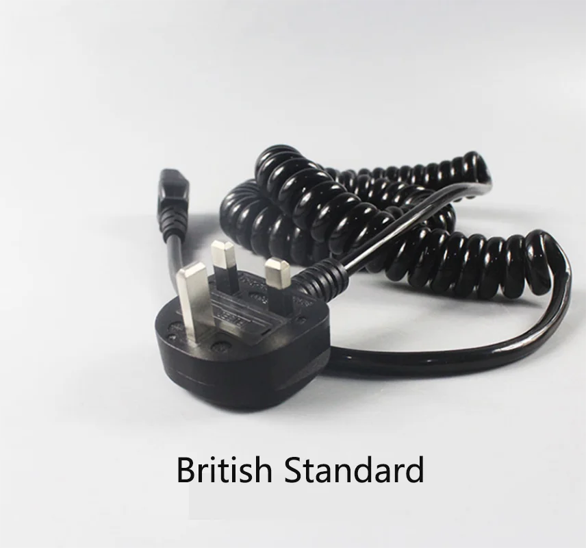 High QualityElectric Forklift Charging Spring Cable Accessories DaquanPower Cord National  / British Standard Line