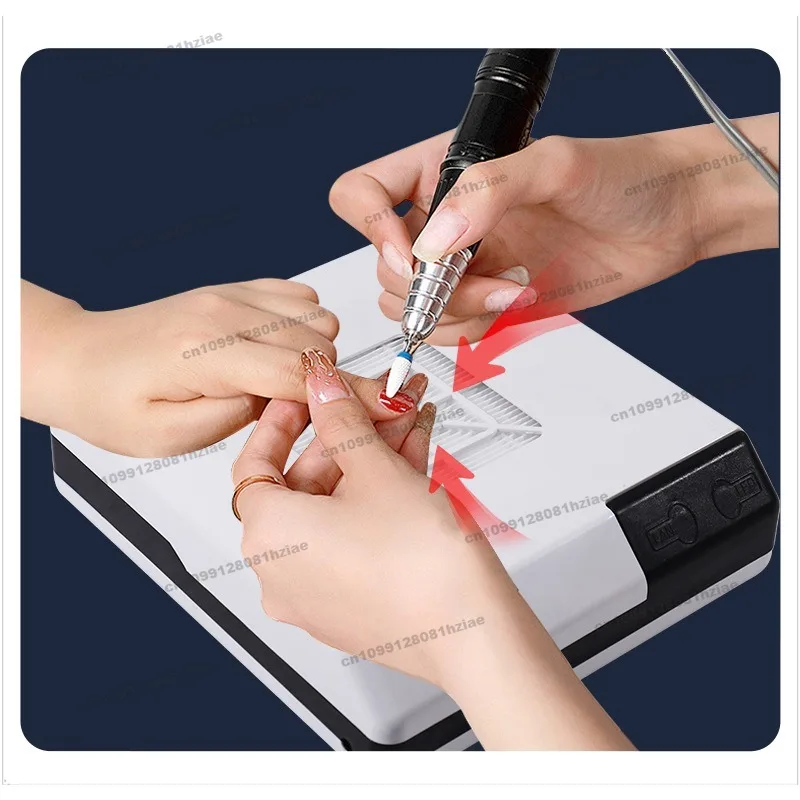 New 60W High-power Nail Art Vacuum Cleaner Dual-purpose Vertical Filter Nail Dust Machine