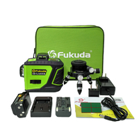 Fukuda MW-93T Industrial 360 Degree Multipurpose Leveling Tool Practical Cross 3D 12 Lines Green Light Laser Level Tool