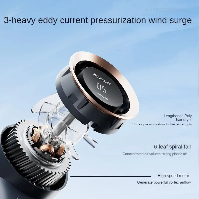 New Xiaomi SOTHING High Speed Handheld Small Fan Outdoor Silent Long Endurance LED Digital Display Portable Cooling Electric Fan