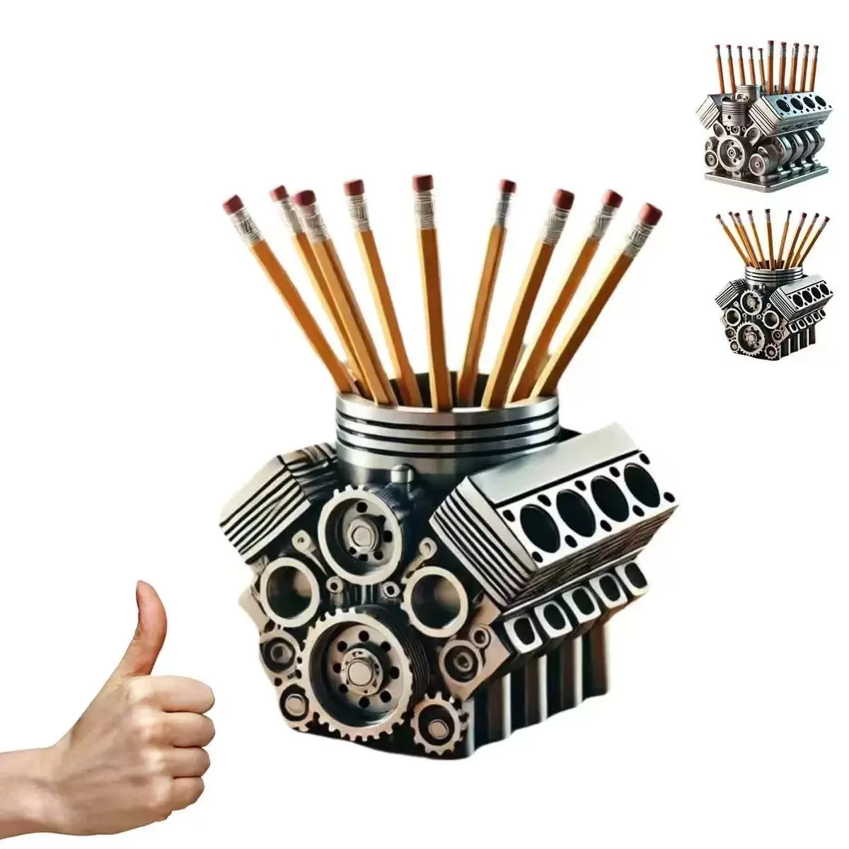 Pen Holder with Engine Engine Pen Holder