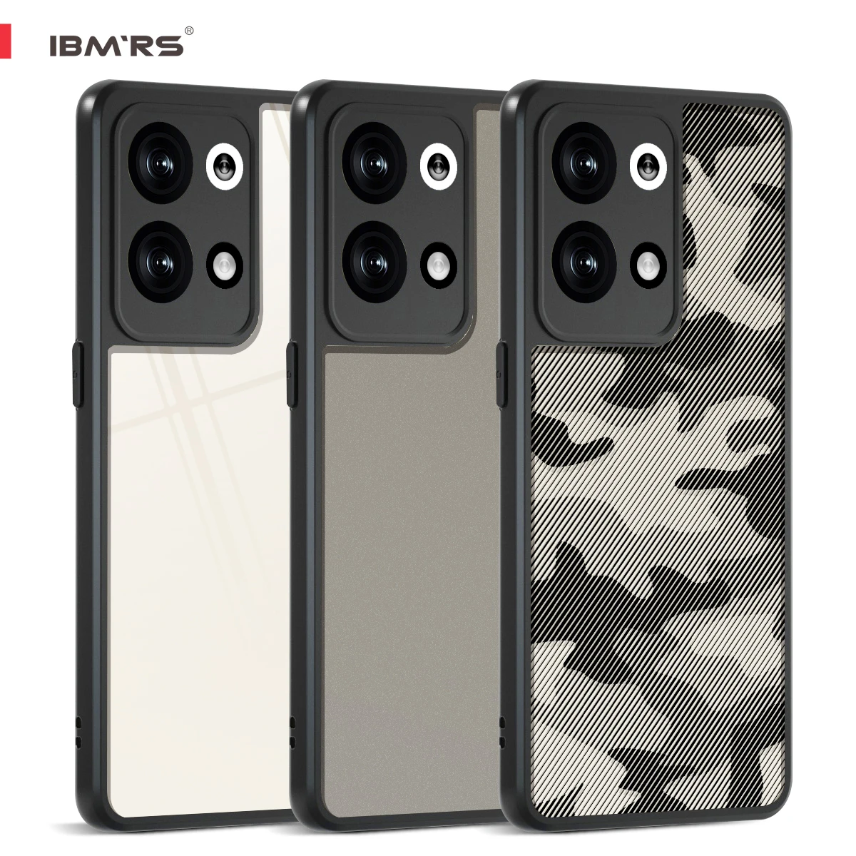 

for Oppo Reno9/9Pro Clear Phone Case Shockproof Heavy Duty PC+TPU Dual Layer Phone Cover
