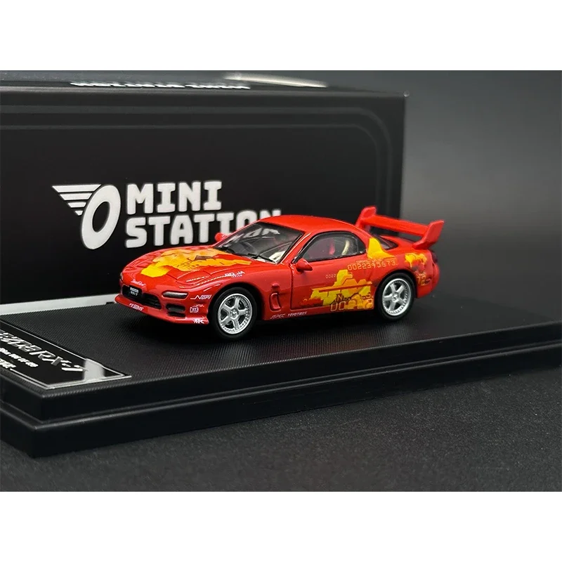 

MiniStation 1:64 RX7 Fast Furious Diecast Diorama Car Model Collection Miniature Toys