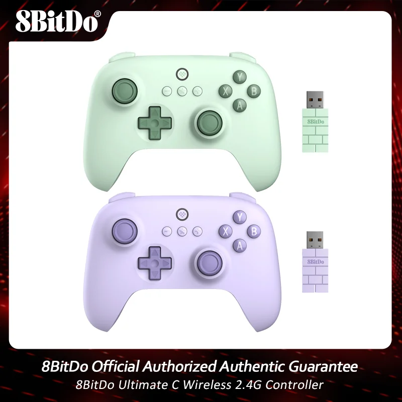 

8BitDo Ultimate C Wireless 2.4G Game Controller for PC,Windows 10,11,Steam Deck,Raspberry Pi,Android (NO Charging Dock)