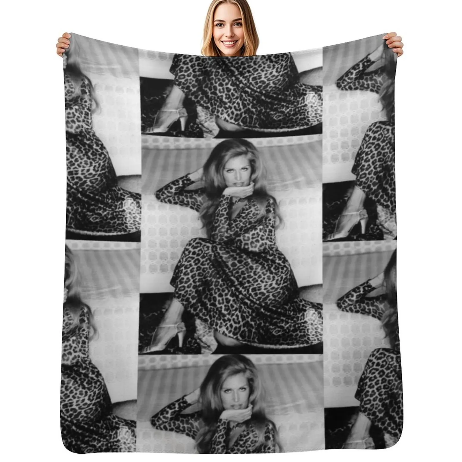 Glamorous dalida Throw Blanket Shaggy Furrys Extra Large Throw Stuffeds Designers Sofas Blankets