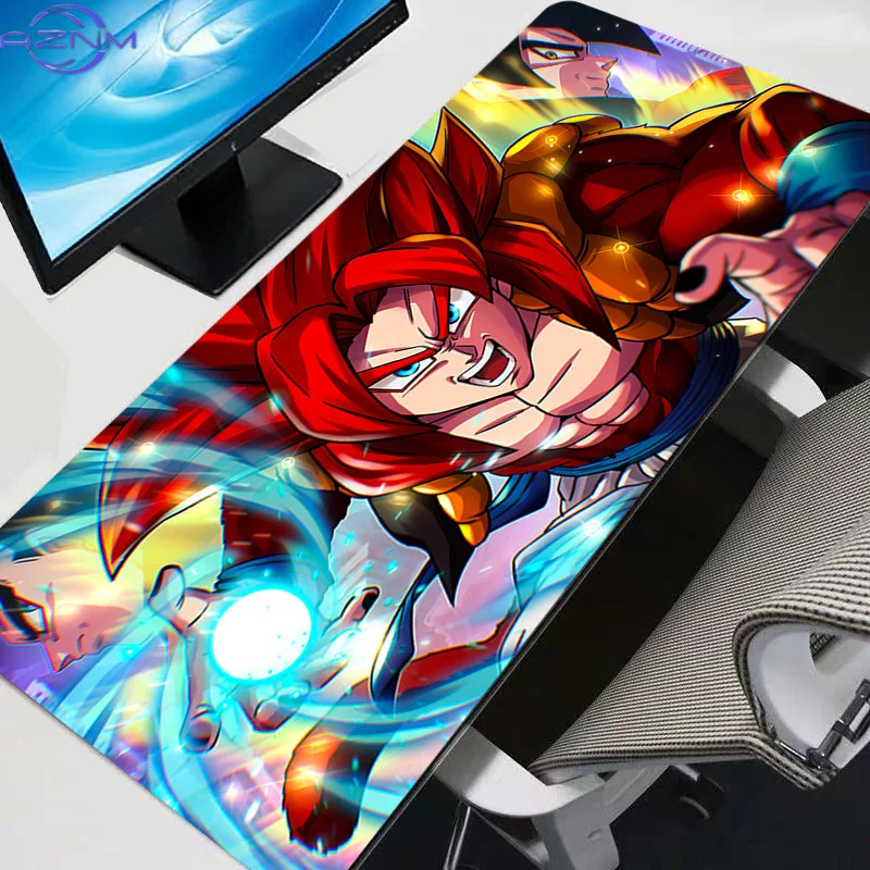Gaming Mousepad Dragon Ball Durable Computer Gamer Mouse Pad Natural Rubber With Locking Edge Gaming Mouse Mat XXL Gift