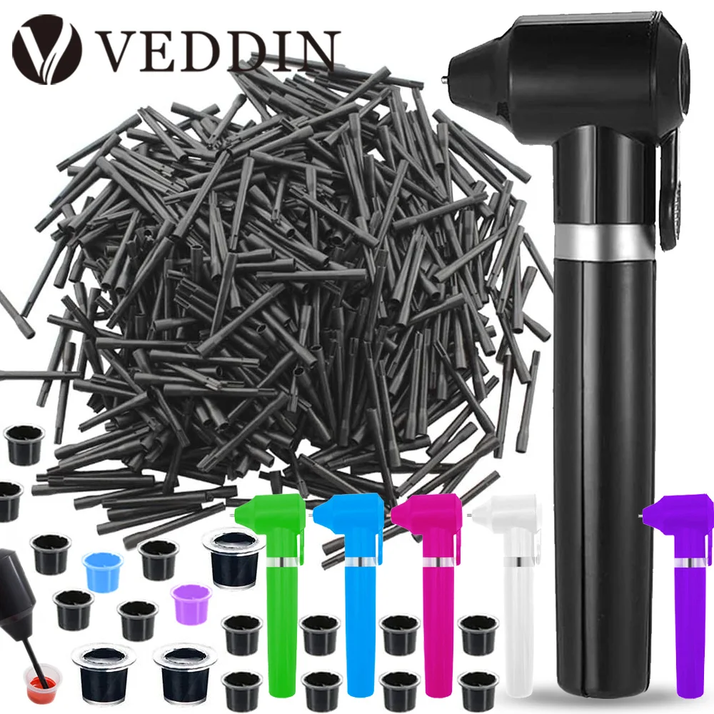Tattoo Ink Mixer Kit Electric Pigment Mixer Machine with 50pcs Mixing Stick Eyebrow Color Makeup Ink Agitator Tattoo Accessories