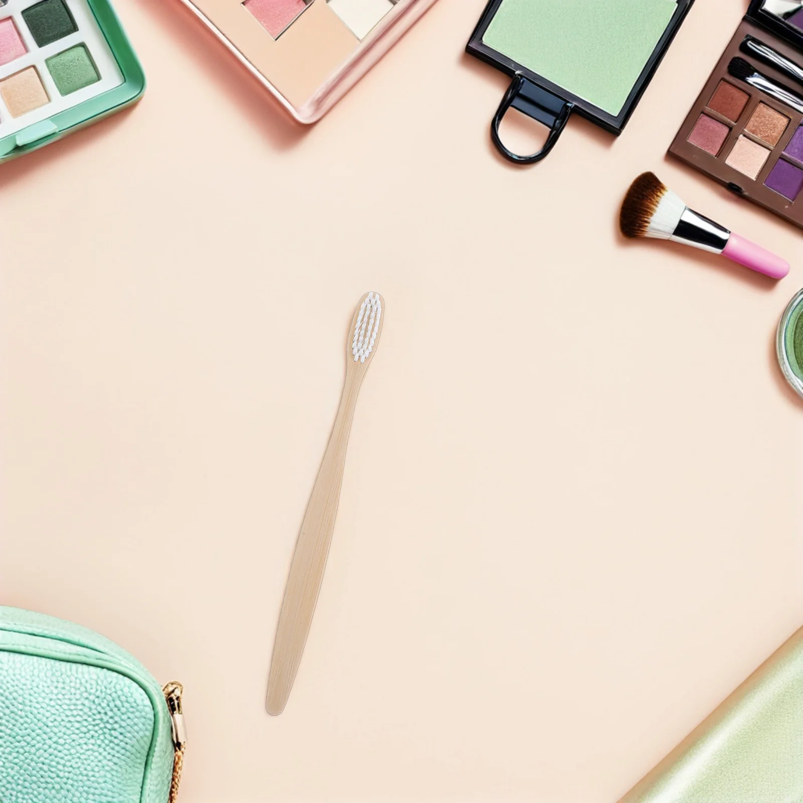 

24 Pcs Bamboo Toothbrush Travel Super Soft on The Go Toothbrushes Household Teeth