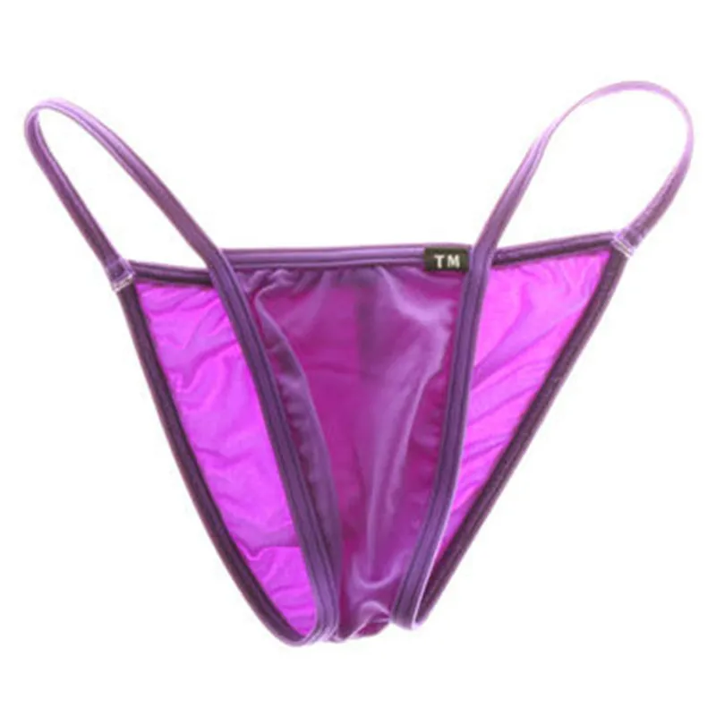 

Men's Sheer Nylon Briefs Low Waist See-Through Breathable Sexy Thin Underwear