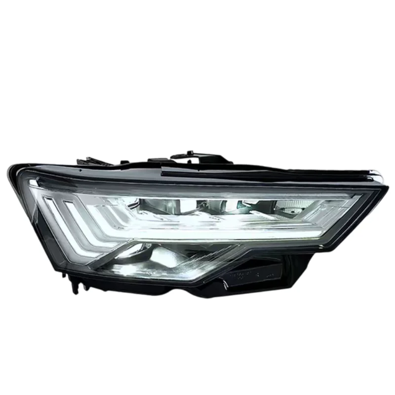 For 19-23 A6l High-definition matrix Headlight Assembly C8 Low-profile Modification and High-profile Five-bar Headlights.