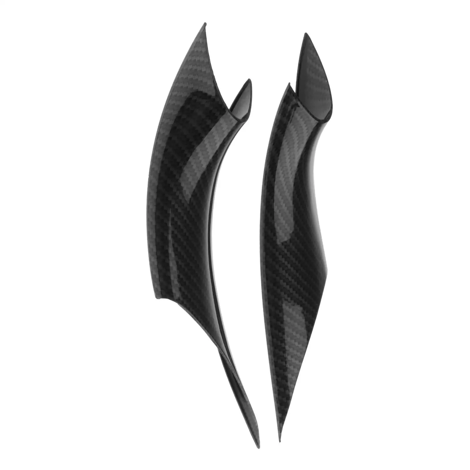 Carbon Fiber 2x Driver Side Interior Door Panel Handle Covers for BMW 3 F30 F35