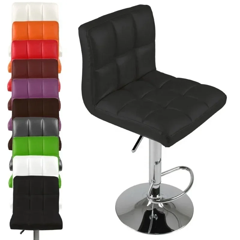Multi-functional Household bar chair lift rotating bar chair front desk stool checkout page rotating backrest seat Home Goods