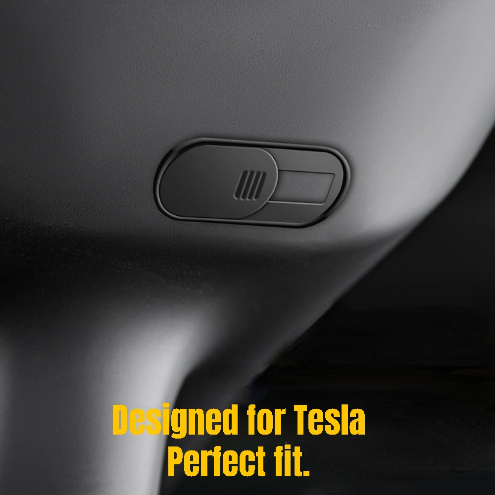 Privacy Protector Camera Cover for Tesla Model 3 2019-Highland Model Y Center Console Accessories Webcam Slide Switch Blocker