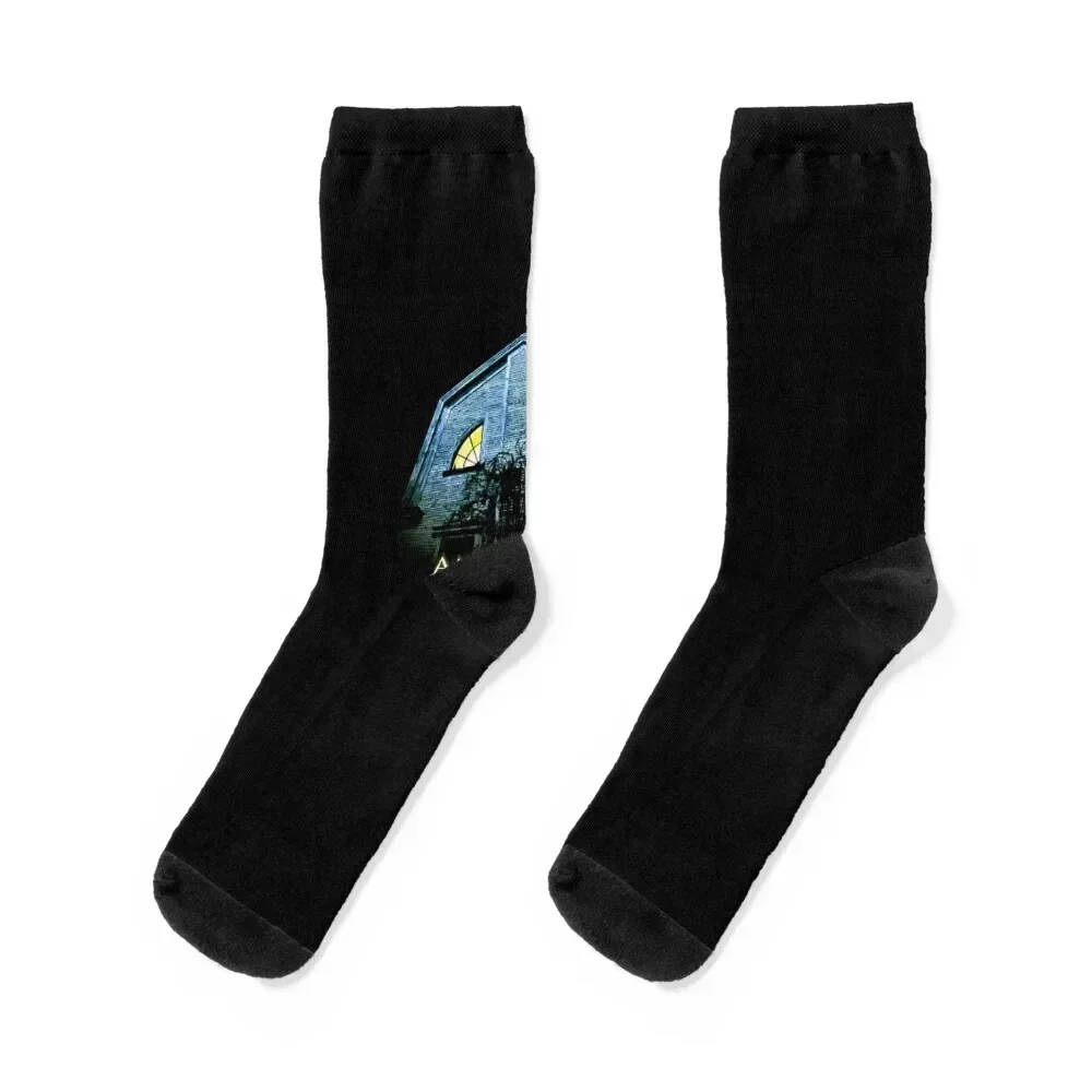 The Amityville Horror v4 T Shirt Black Movie Poster Socks cute Climbing tennis Socks Ladies Men's