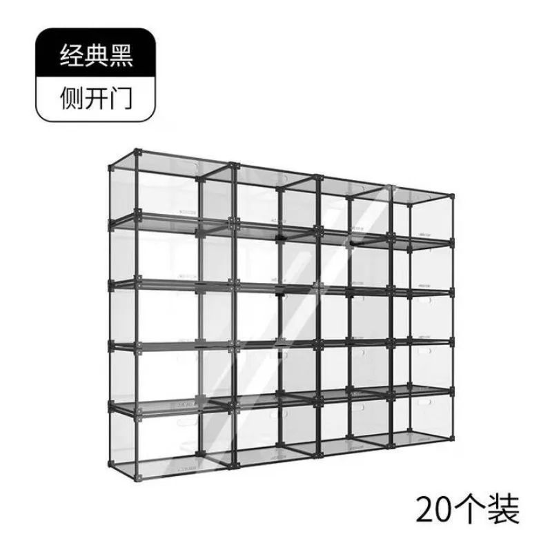 

Acrylic shoe box transparent a sneaker wall storage display cabinet