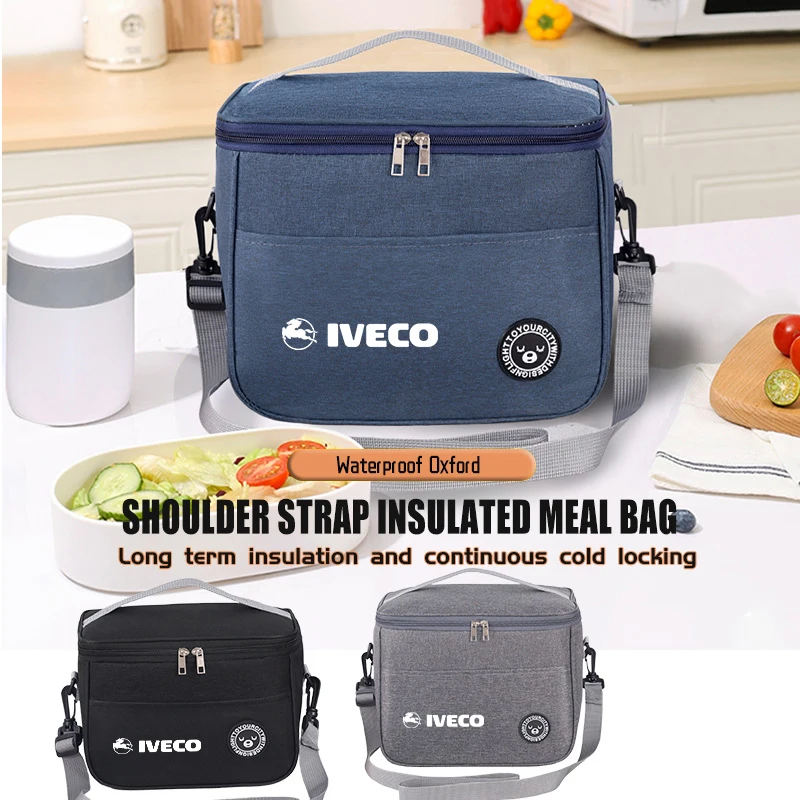 Bolsa de almuerzo para coche de gran capacidad, caja de picnic portátil, bolsas de viaje y camping para IVECO Daily Van Chassis Cab 4x4 e-Daily Eurocargo ‌