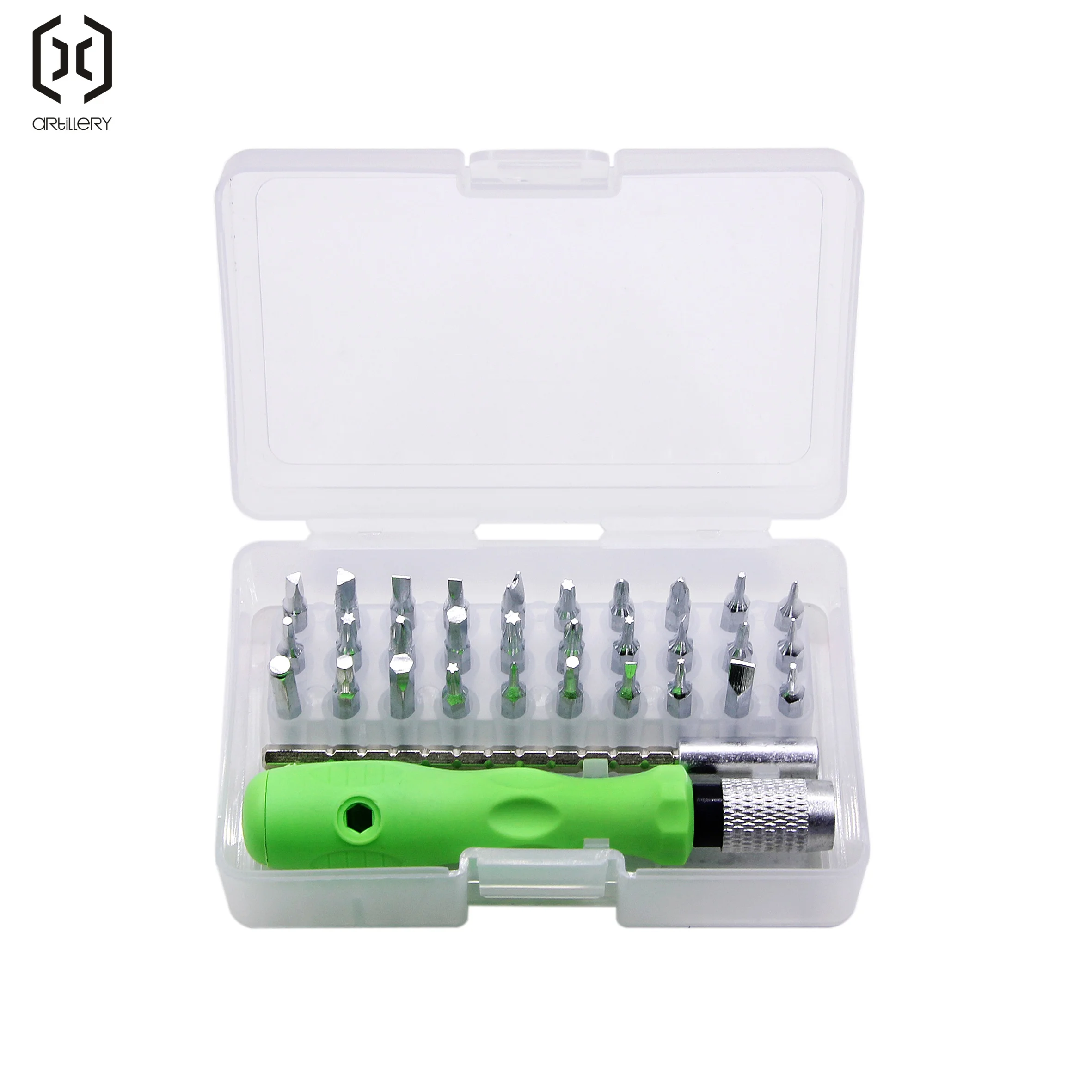 Mini 32 in 1 precision screwdriver set with magnetic cross drill bit, multifunctional for mobile phones, 3D printers, watches, g