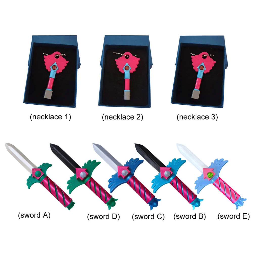 Korean Traditional Game 3D Printed Cosplay Necklace Squid Necklace Keychain Party Game For Season 3 TV Fans Collection Gift