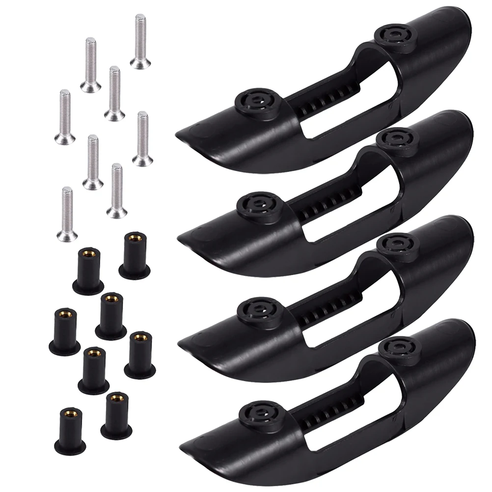 

20pcs Paddle Clips ABS Durable Rustproof Long Service Firm Hold Kayak Boat Accessories Strong Low Profile Design Boat Attachment