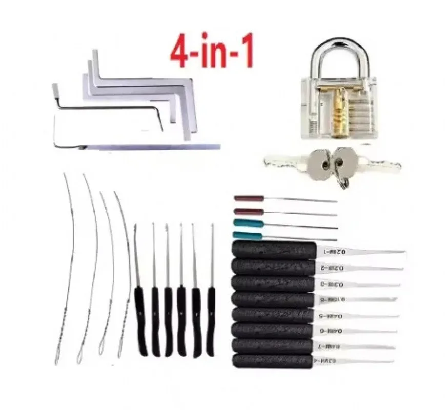 Lock Pick Set Broken Key Remove Auto Locksmith Tools Key Extractor Lock Picks Hand Tools