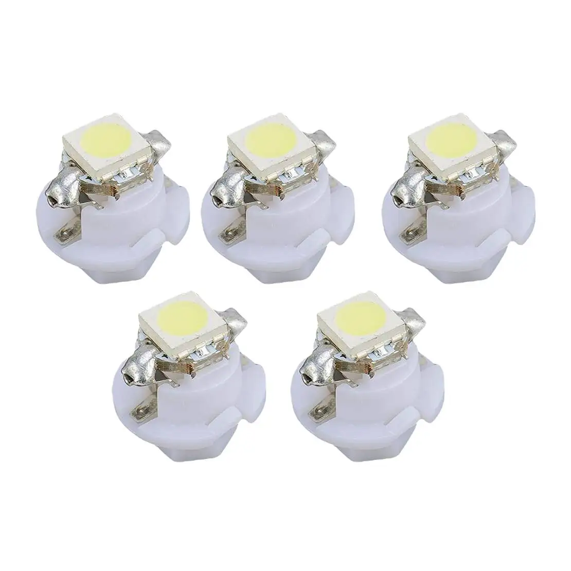 5pcs White LED Instrument Panel Light Bulb Dash Climate Control HVAC Heater AC Bulb fit for Land Rover Range Rover 1995-2002