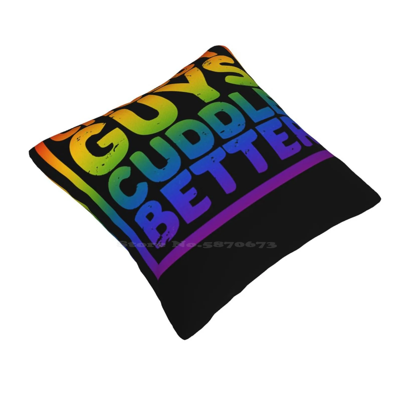 Chubby Guys Cuddle Better-Lgbt Gay Bear Pride Bedroom Office Hug Pillowcase Gay Bear Pride Bear Pride Flag Gay Bears Bear