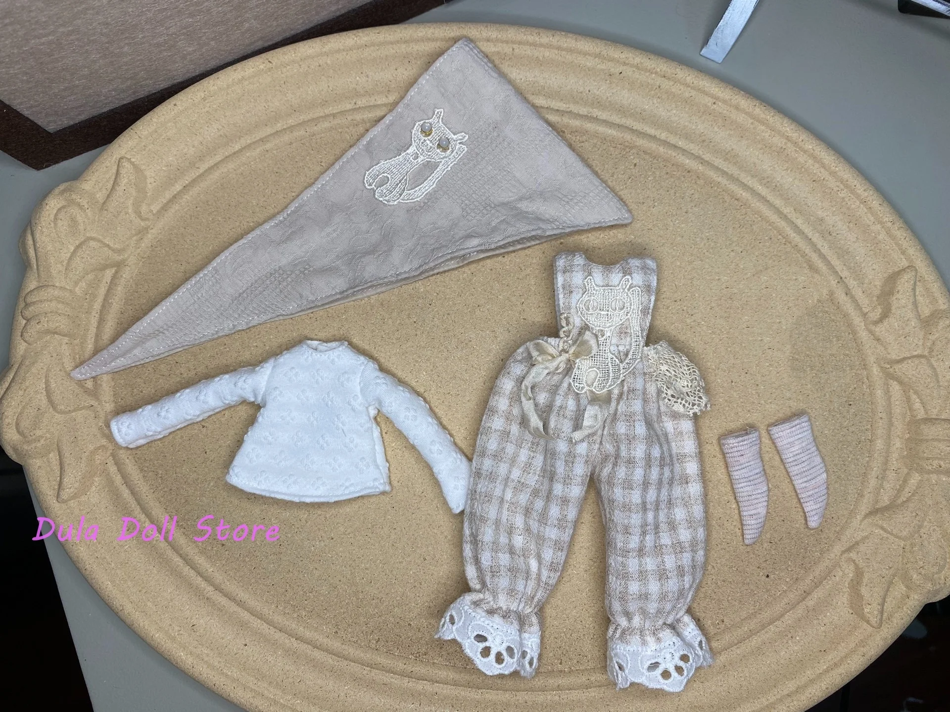 ملابس دمى دولا ملابس قطة مصنوعة يدويًا لدمية بليث لاندو لانداز Qbaby ob24 ob22 Azone